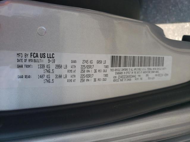 2019 DODGE GRAND CARA 2C4RDGEG0KR534442
