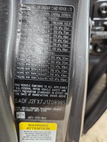 2018 JAGUAR E-PACE S #3290230213