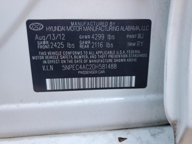 2013 HYUNDAI SONATA SE - 5NPEC4AC2DH581488