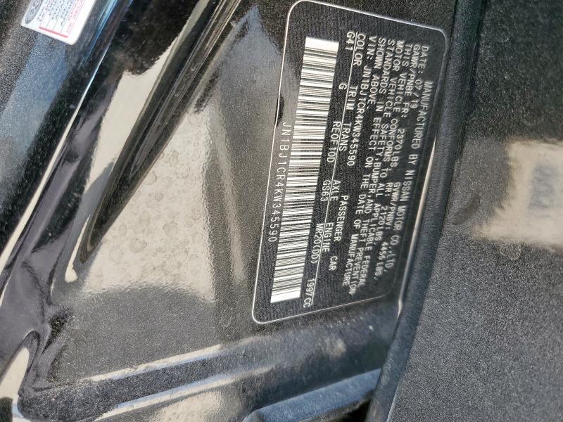 2019 NISSAN ROGUE SPOR JN1BJ1CR4KW345590