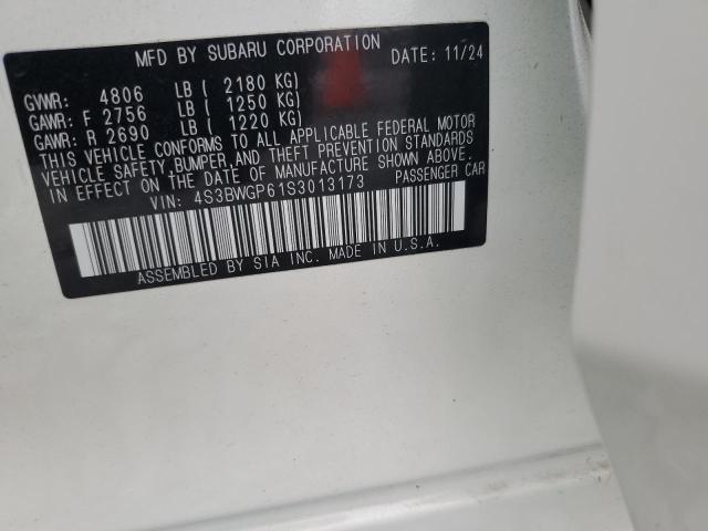 2025 SUBARU LEGACY TOU 4S3BWGP61S3013173