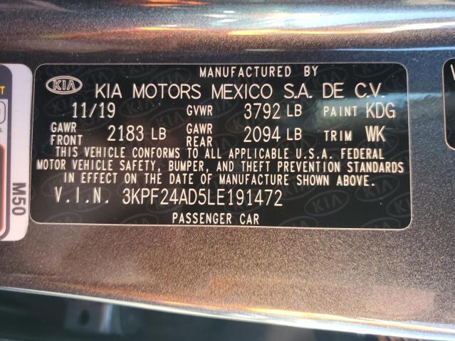 2020 KIA FORTE FE - 3KPF24AD5LE191472