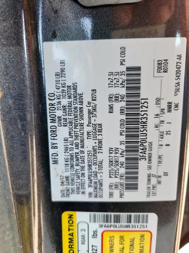 FORD FUSION SE HYBRID