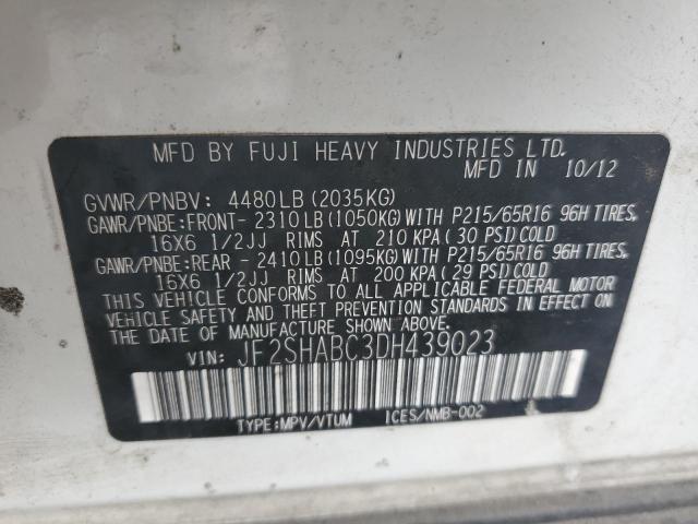 2013 SUBA FORESTER 2.5X #3275487716