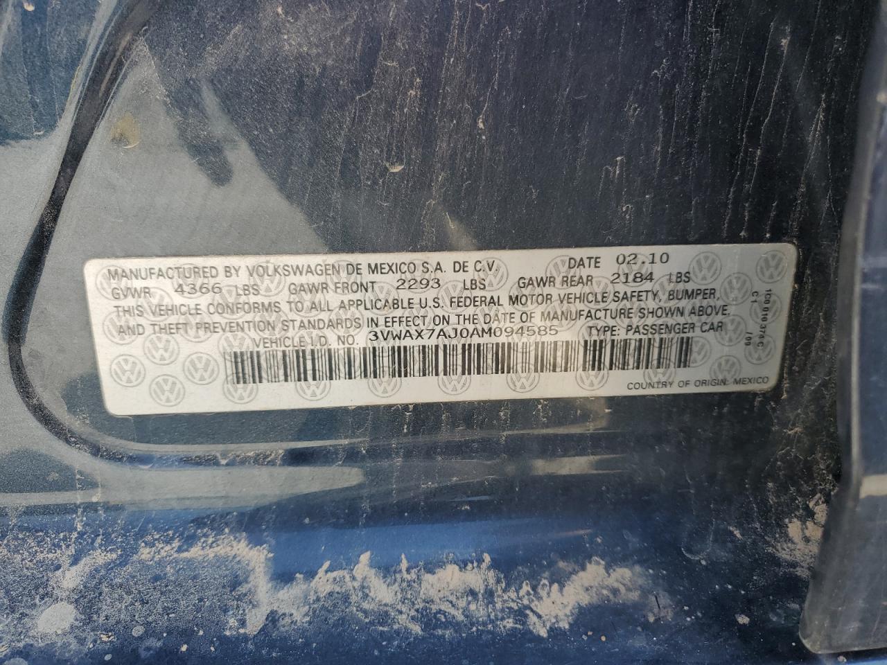 VOLKSWAGEN JETTA LIMITED