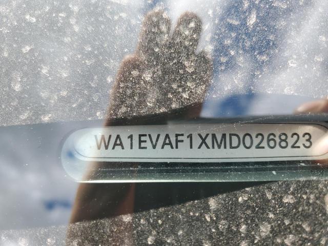 2021 AUDI Q8 PREMIUM WA1EVAF1XMD026823