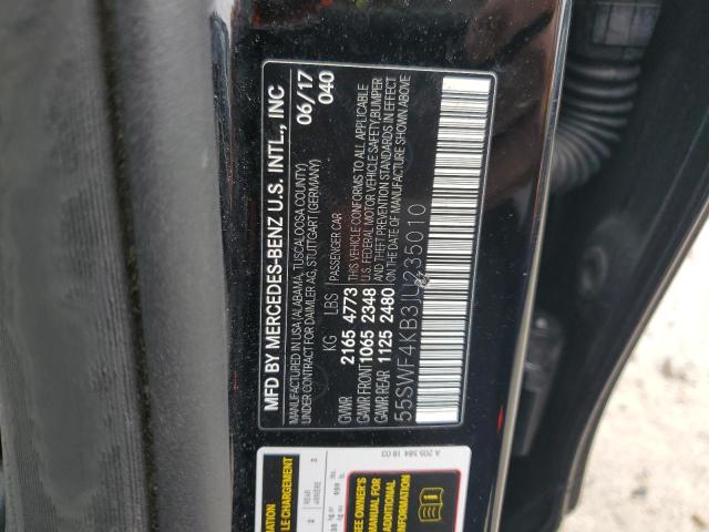2018 MERCEDES-BENZ C 300 4MAT 55SWF4KB3JU235010