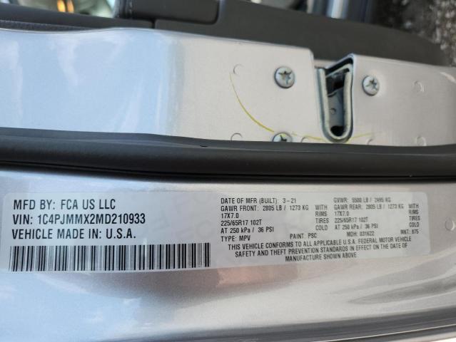 2021 JEEP CHEROKEE L 1C4PJMMX2MD210933