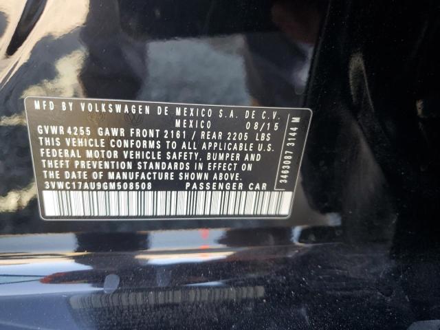 2016 VOLKSWAGEN GOLF SPORT 3VWC17AU9GM508508
