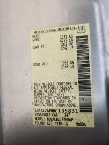 2011 NISSAN ALTIMA BAS - 1N4AL2AP0BC135831