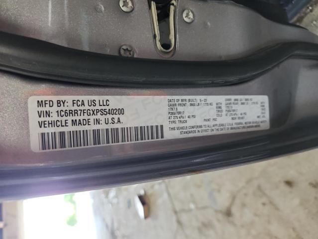 2023 RAM 1500 CLASSIC TRADESMAN 1C6RR7FGXPS540200