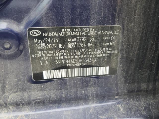 2013 HYUNDAI ELANTRA GLS #3287737165
