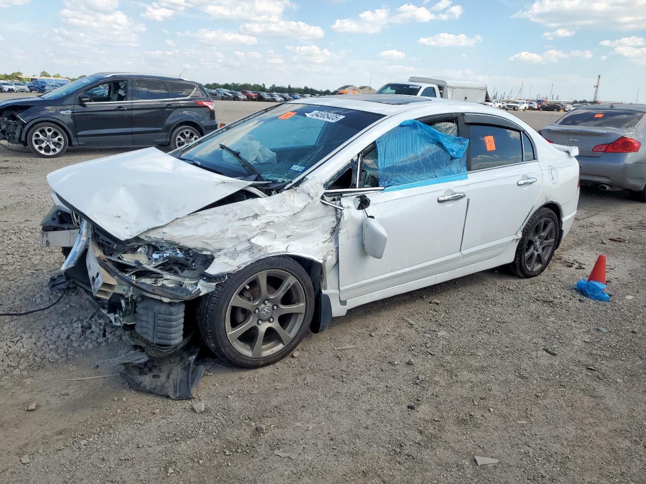 Lot #3306882894 2010 HONDA CIVIC EXL