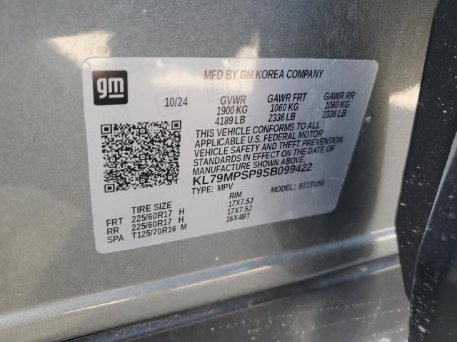 2025 CHEVROLET TRAILBLAZE KL79MPSP9SB099422