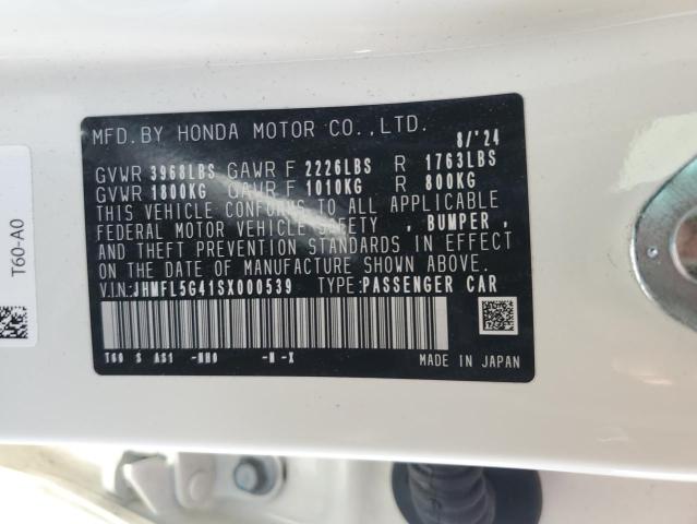 2025 HONDA CIVIC TYPE-R JHMFL5G41SX000539