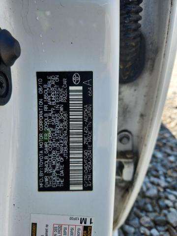 2010 TOYOTA COROLLA BA - JTDBU4EE9AJ080581