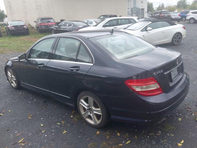 MERCEDES-BENZ C 300 4MAT 2011 blue sedan 4d gas WDDGF8BB6BR145896 photo #4