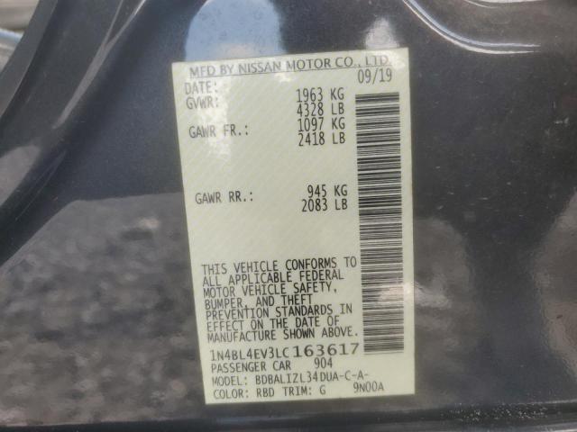 2020 NISSAN ALTIMA SL 1N4BL4EV3LC163617