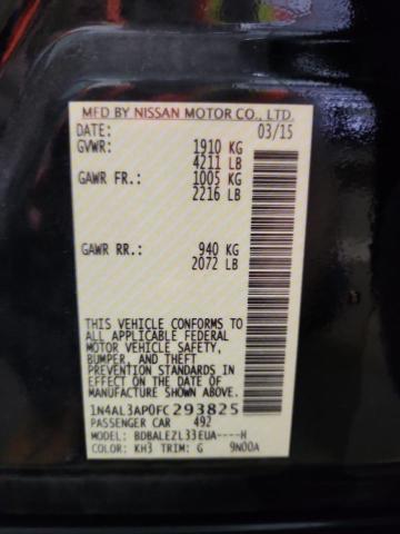 2015 NISSAN ALTIMA 2.5 #3278753622