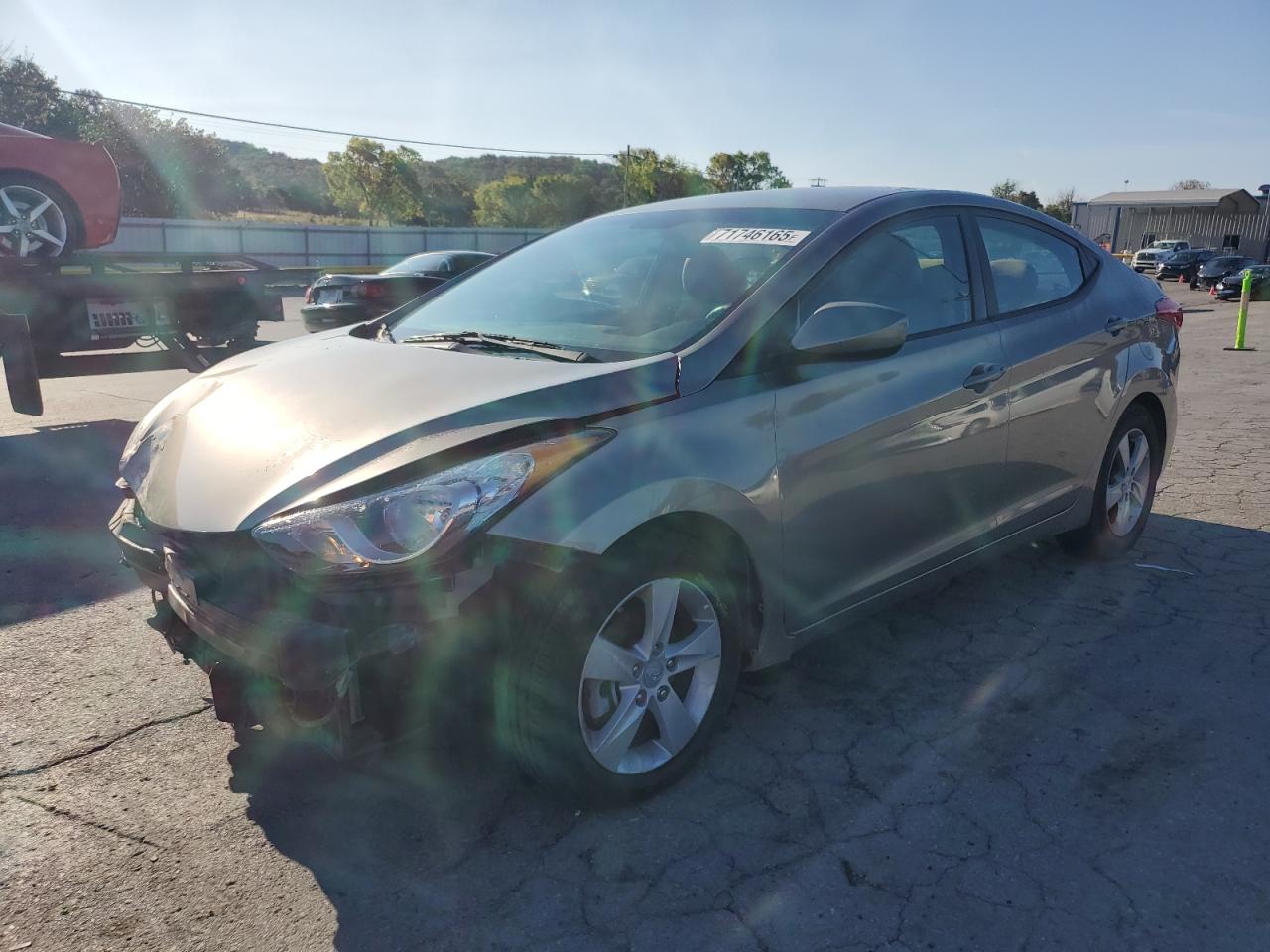 Lot #3301774342 2013 HYUNDAI ELANTRA GL