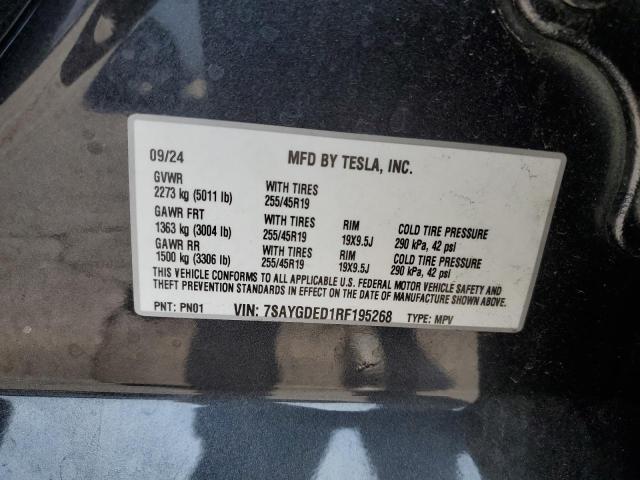 2024 TESLA MODEL Y - 7SAYGDED1RF195268