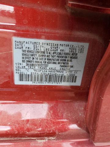 2024 NISSAN SENTRA SV 3N1AB8CV7RY277237