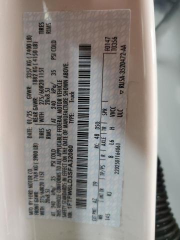 2025 FORD F150 KING - 1FTFW6LD3SFA32080