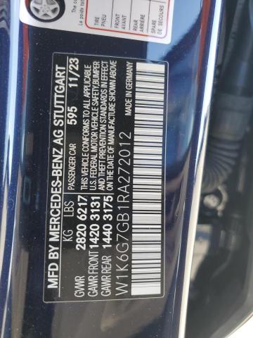 2024 MERCEDES-BENZ S 580 4MAT - W1K6G7GB1RA272012