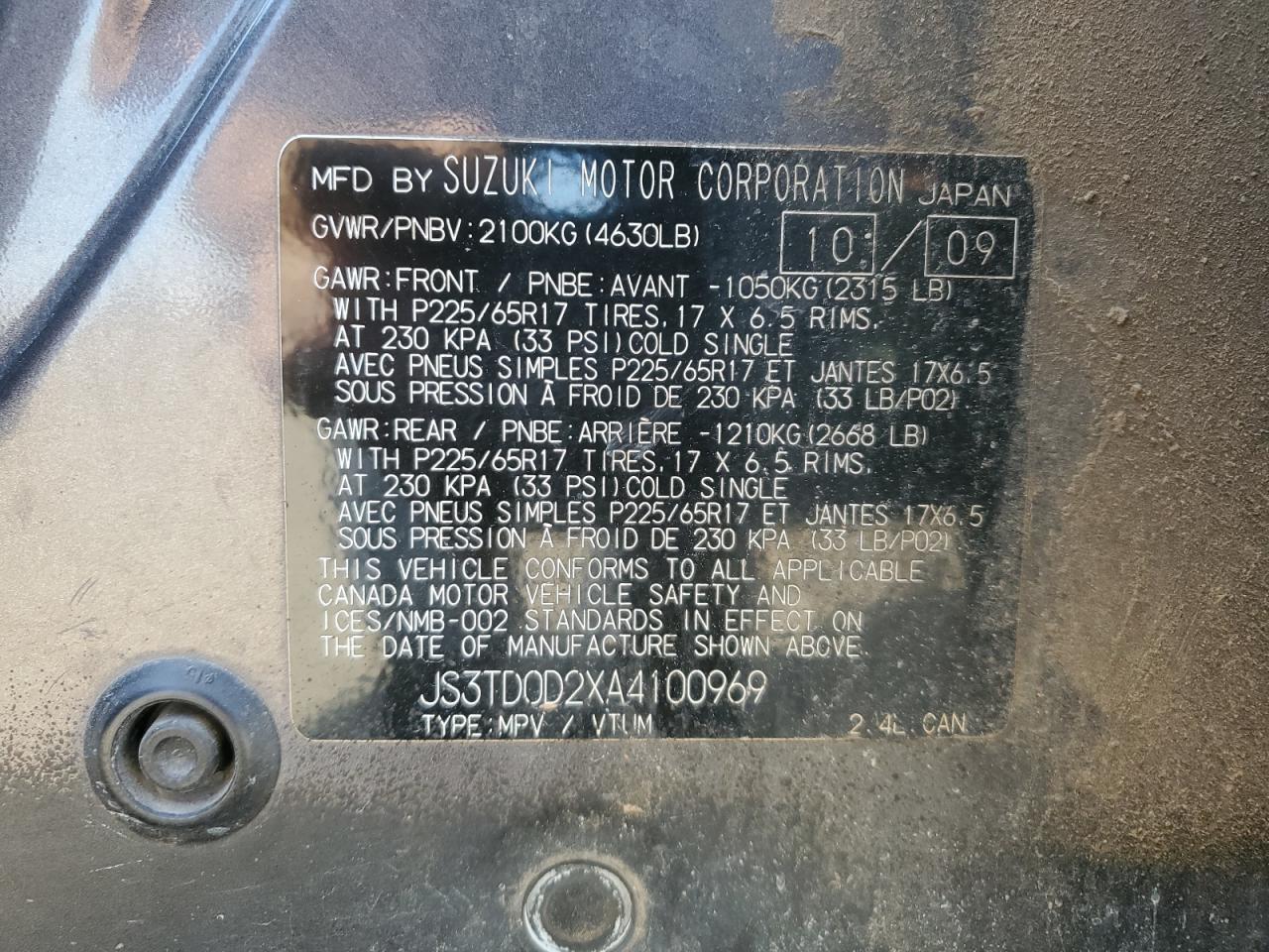 SUZUKI GRAND VITARA PREMIUM