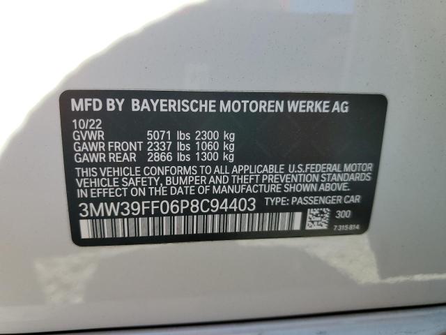 2023 BMW 330E 3MW39FF06P8C94403