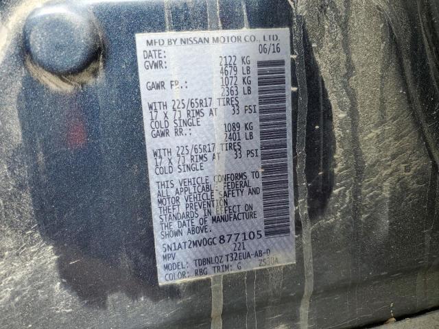 2016 NISSAN ROGUE S - 5N1AT2MV0GC877105