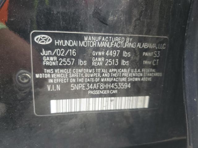 2017 HYUNDAI SONATA SPORT 5NPE34AF8HH453594