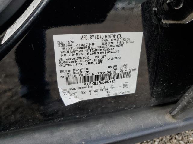 2021 FORD ECOSPORT T MAJ6S3KL3MC407382