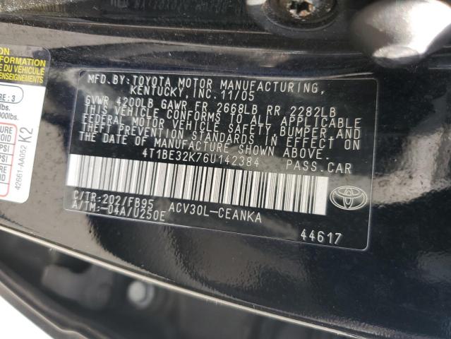 2006 TOYOTA CAMRY LE #3296893822