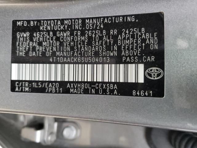 2025 TOYOTA CAMRY XSE - 4T1DAACK6SU504013