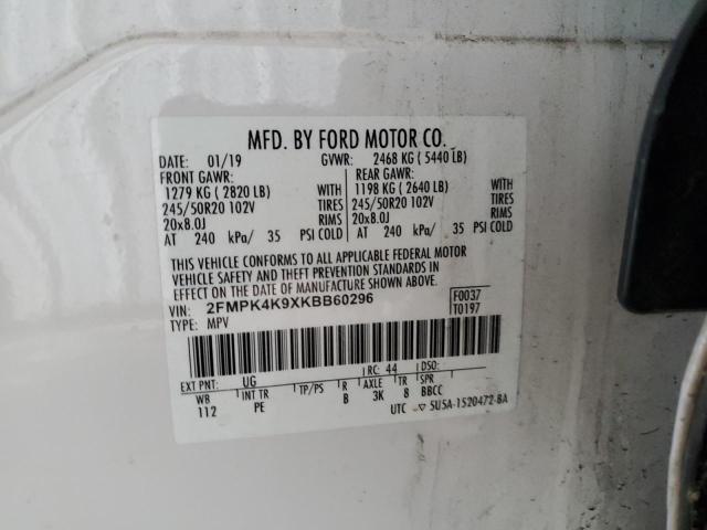 2019 FORD EDGE TITAN - 2FMPK4K9XKBB60296