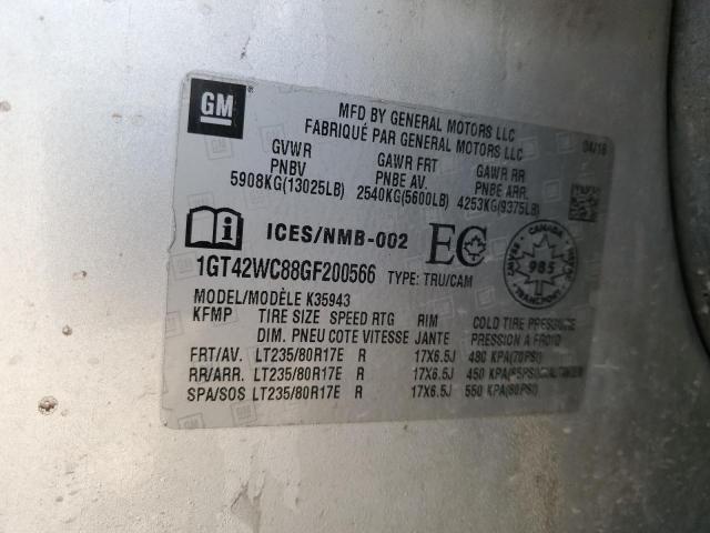 2016 GMC SIERRA K35 - 1GT42WC88GF200566