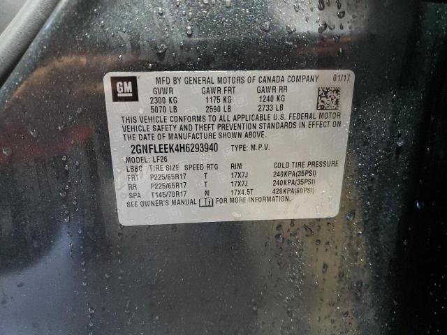 2017 CHEVROLET EQUINOX LS 2GNFLEEK4H6293940