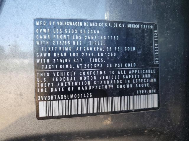 2020 VOLKSWAGEN TIGUAN SE 3VV3B7AX5LM091426