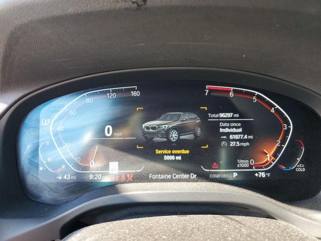 2021 BMW X3 XDRIVE30I 5UXTY5C02M9H28579