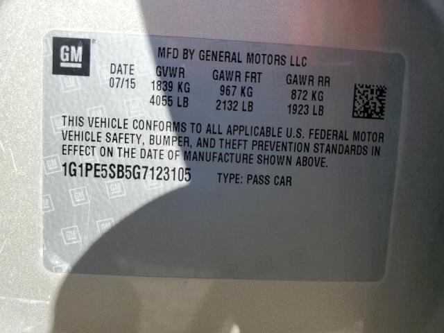 2016 CHEVROLET CRUZE LIMI - 1G1PE5SB5G7123105