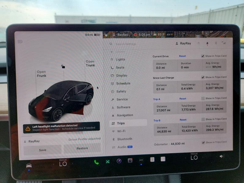 2023 TESLA MODEL Y 7SAYGAEE9PF708142