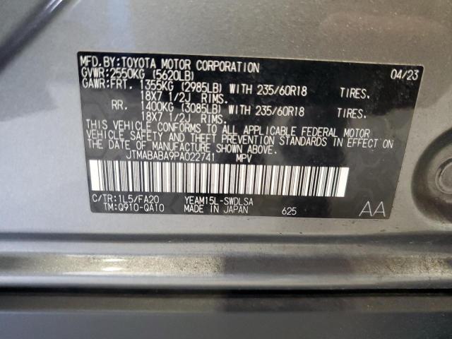 2023 SUBARU SOLTERRA P JTMABABA9PA022741