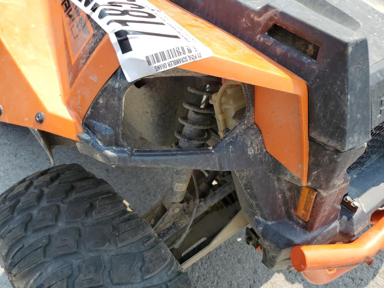 Lot #3296228473 2021 POLARIS SCRAMBLER