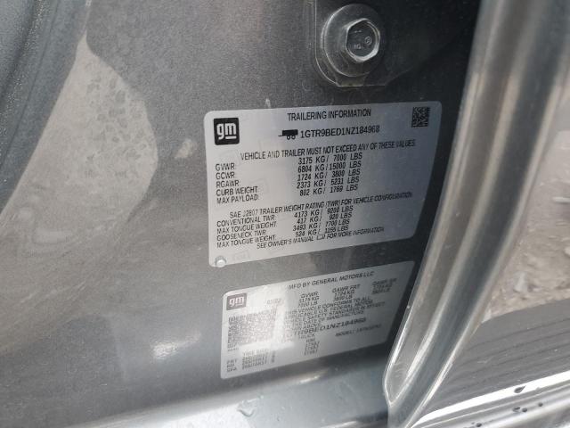 2022 GMC SIERRA LIM 1GTR9BED1NZ184968