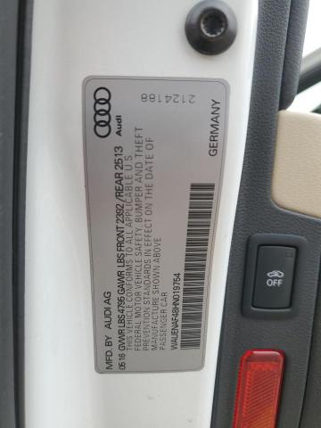 2017 AUDI A4 PREMIUM WAUENAF48HN019754
