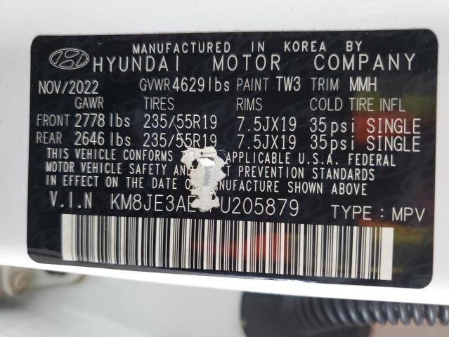 2023 HYUNDAI TUCSON LIMITED KM8JE3AE9PU205879