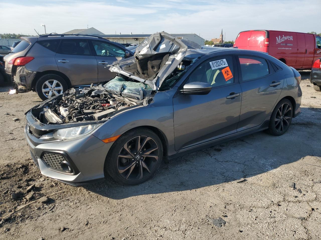 Lot #3259740197 2018 HONDA CIVIC SPORT