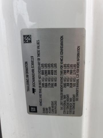 2020 CHEVROLET SILVERADO - 3GCNWAEH9LG368119