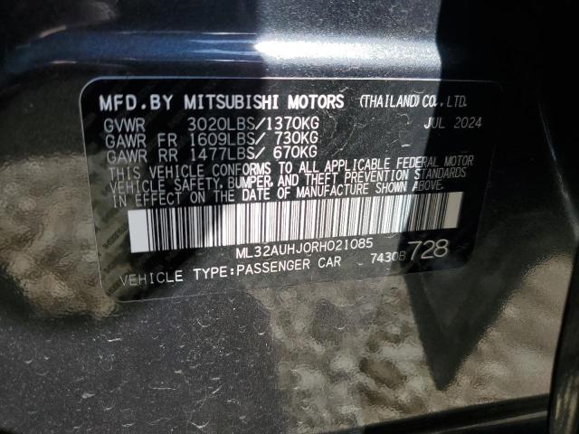 2024 MITSUBISHI MIRAGE ES ML32AUHJ0RH021085
